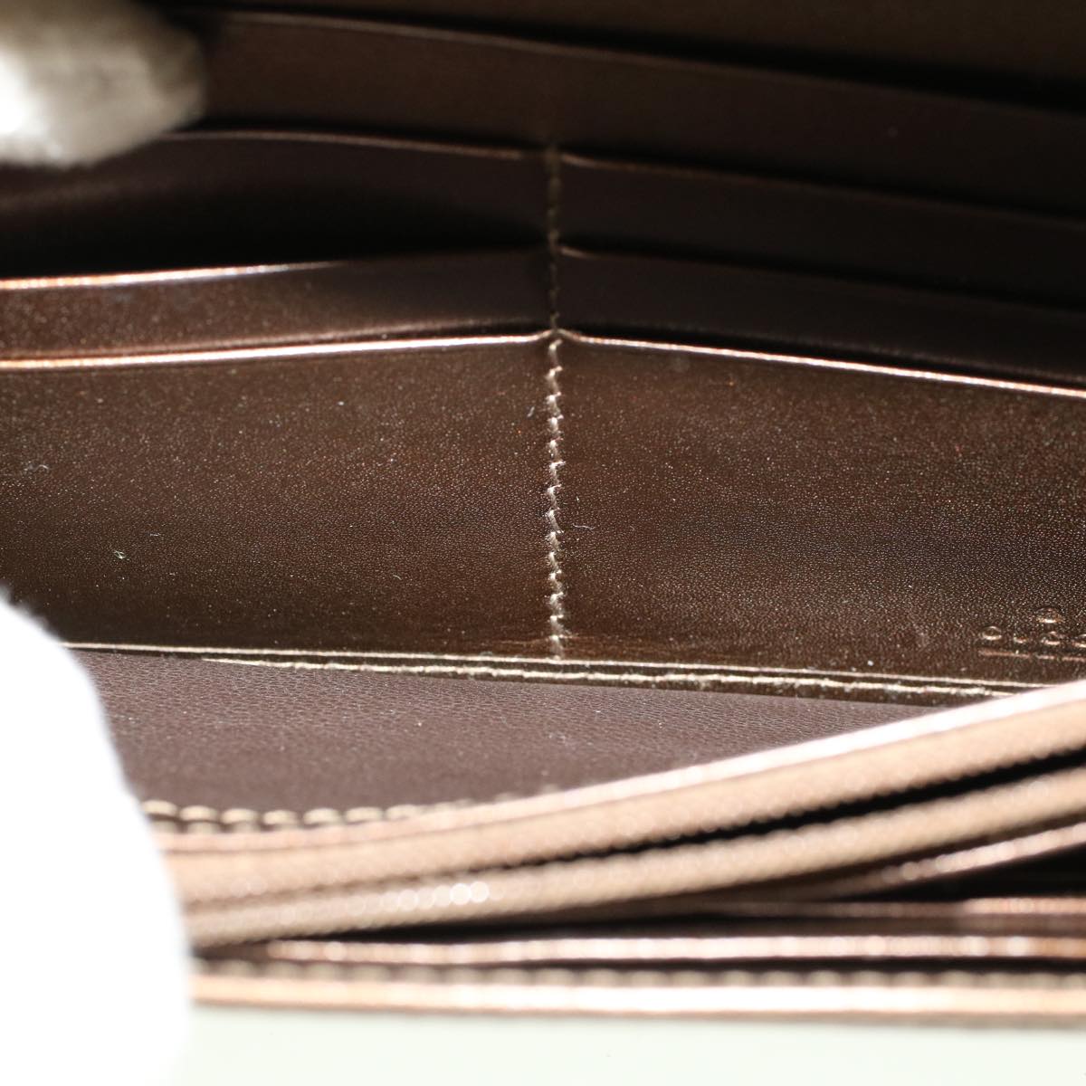 GUCCI GG Canvas Guccissima Long Wallet Brown 274430 ep1661