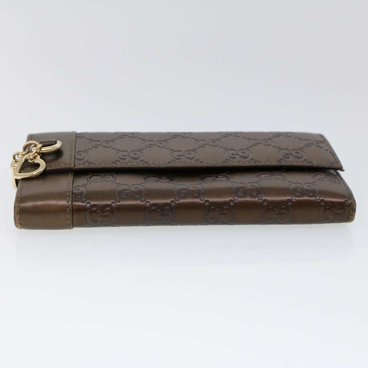 GUCCI GG Canvas Guccissima Long Wallet Brown 274430 ep1661