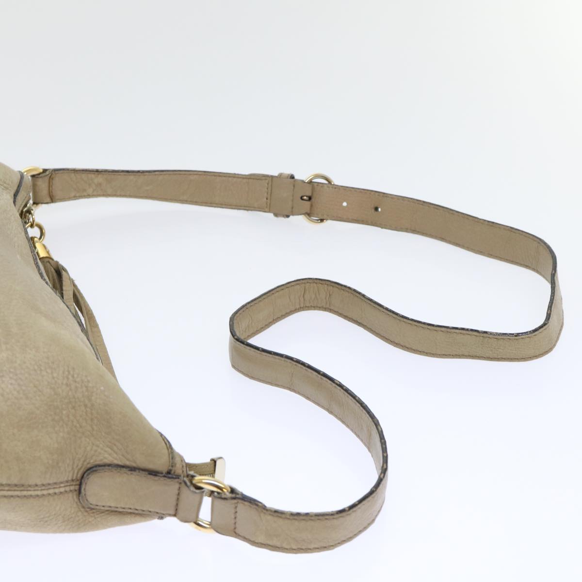 GUCCI Soho Shoulder Bag Leather Beige 308361 ep1663