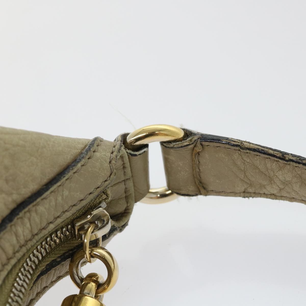 GUCCI Soho Shoulder Bag Leather Beige 308361 ep1663