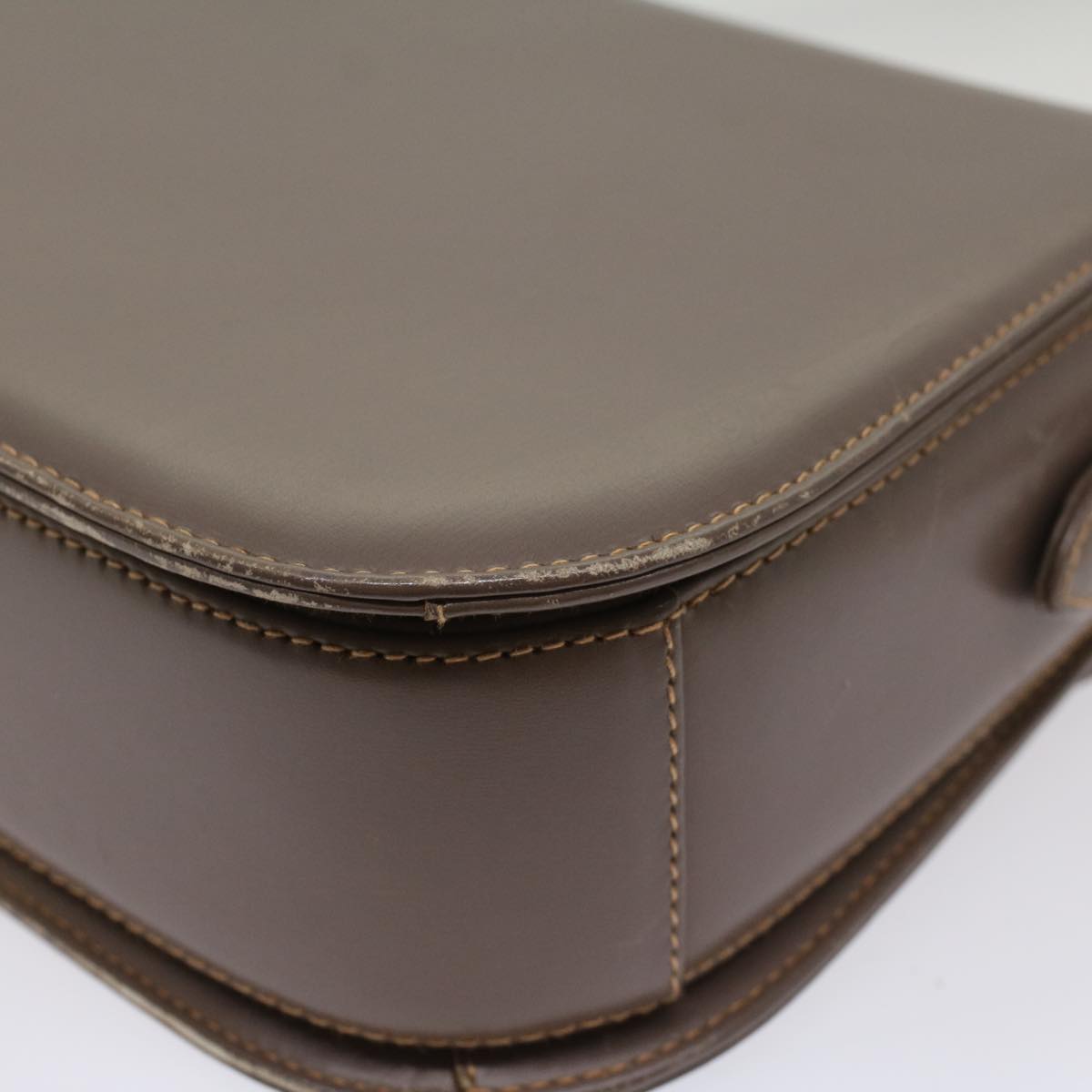 GUCCI Shoulder Bag Leather Gray ep1666