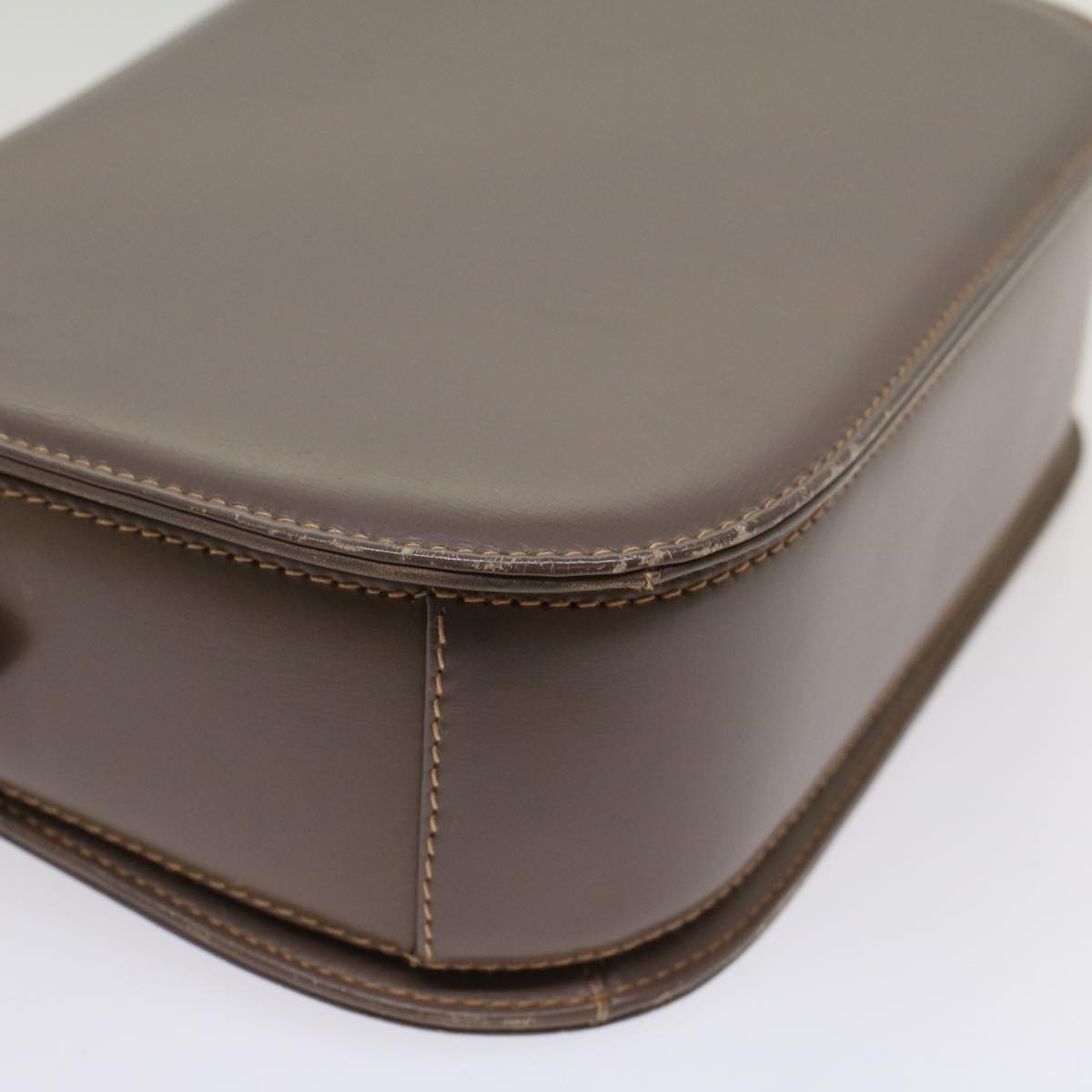 GUCCI Shoulder Bag Leather Gray ep1666