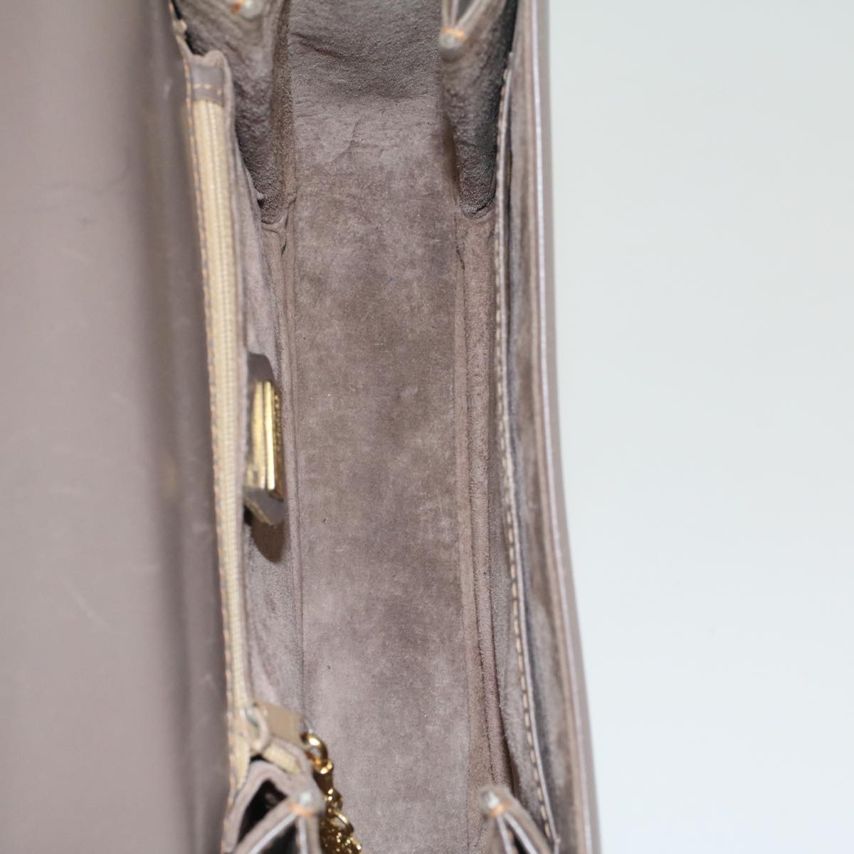 GUCCI Shoulder Bag Leather Gray ep1666