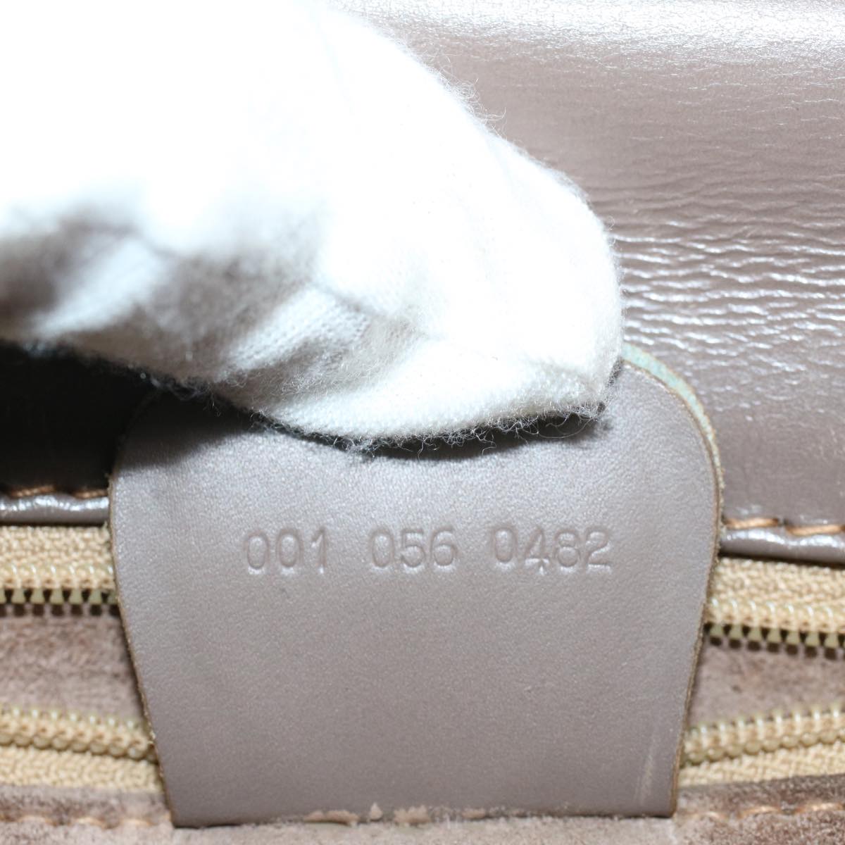 GUCCI Shoulder Bag Leather Gray ep1666