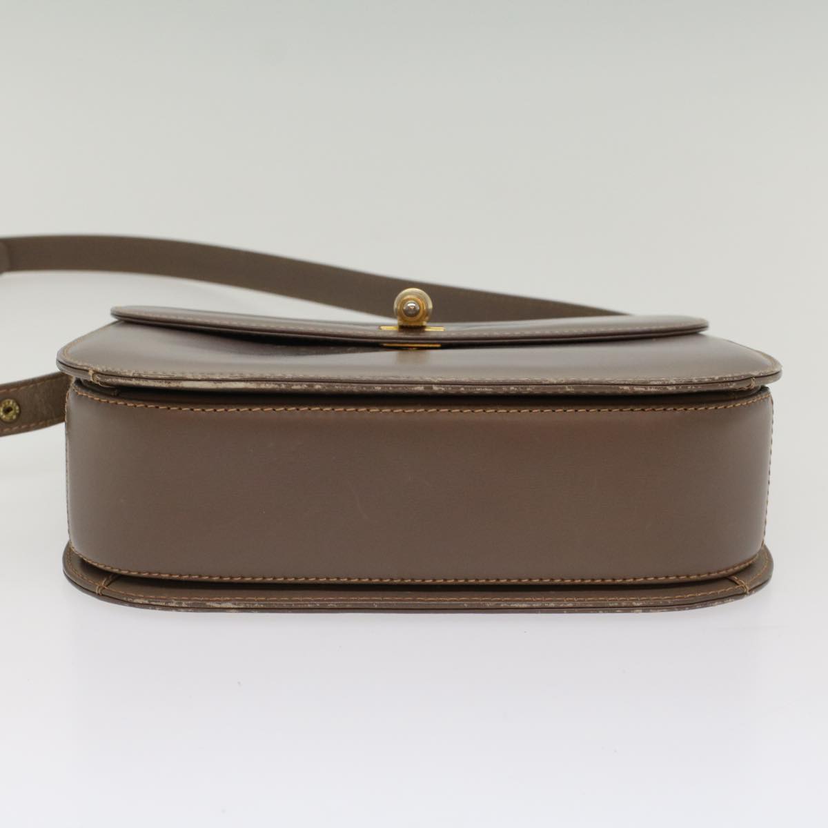 GUCCI Shoulder Bag Leather Gray ep1666