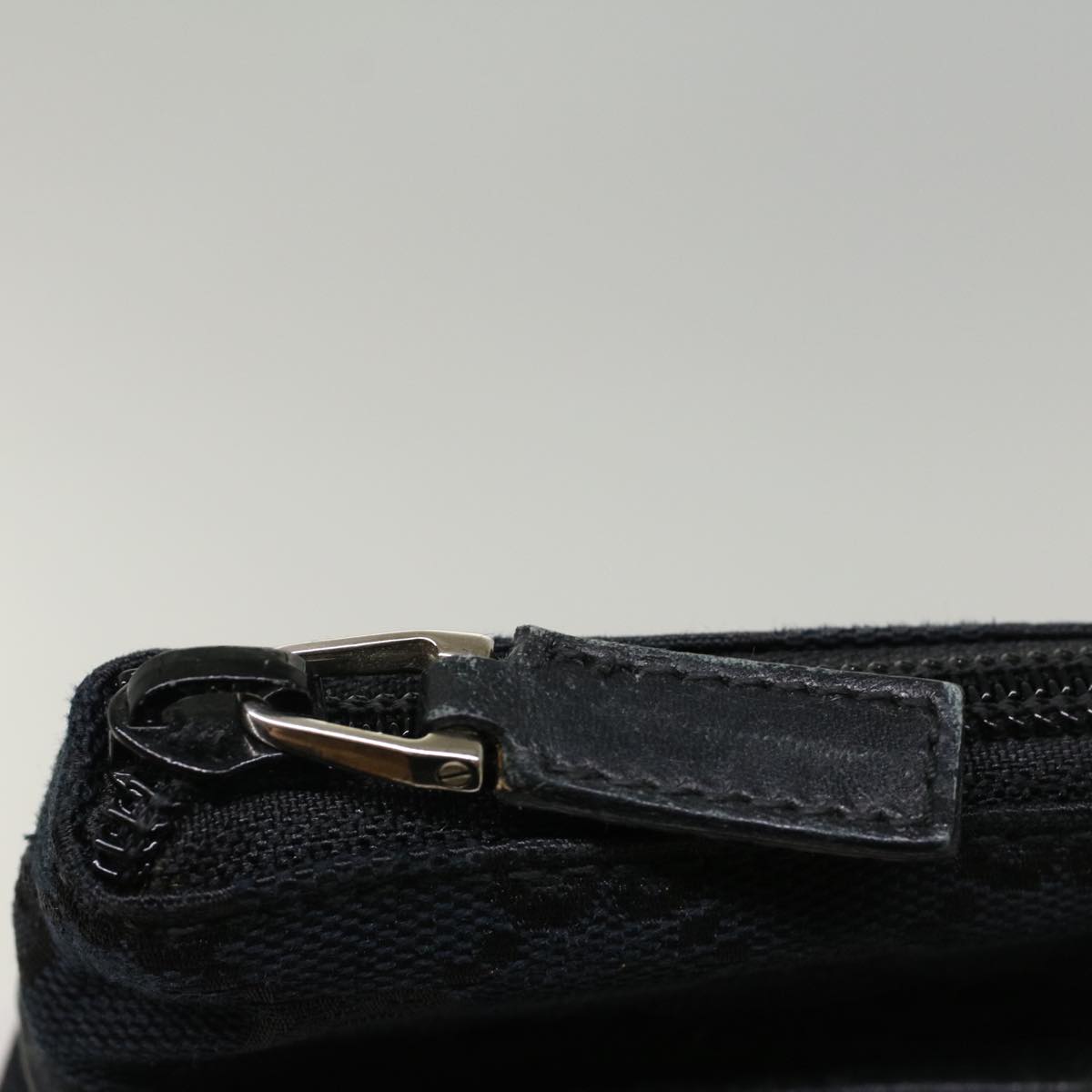 GUCCI GG Canvas Sherry Line Shoulder Bag Black White 019 0402 1705 ep1668