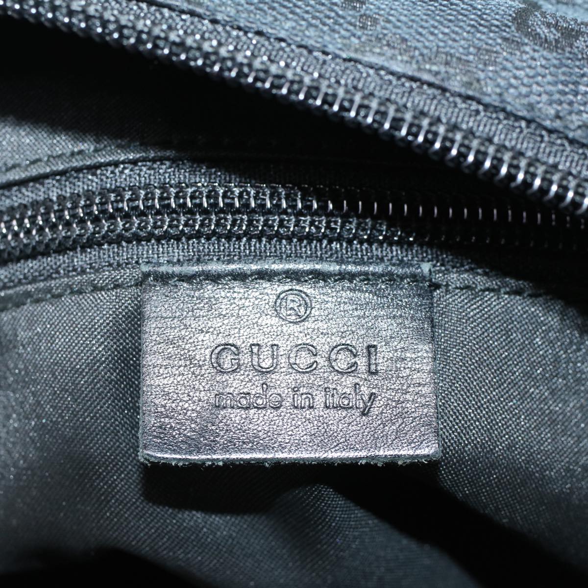 GUCCI GG Canvas Sherry Line Shoulder Bag Black White 019 0402 1705 ep1668