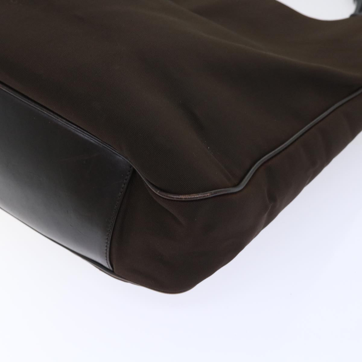 GUCCI Bamboo Shoulder Bag Nylon Brown 001 1577 1781 ep1693