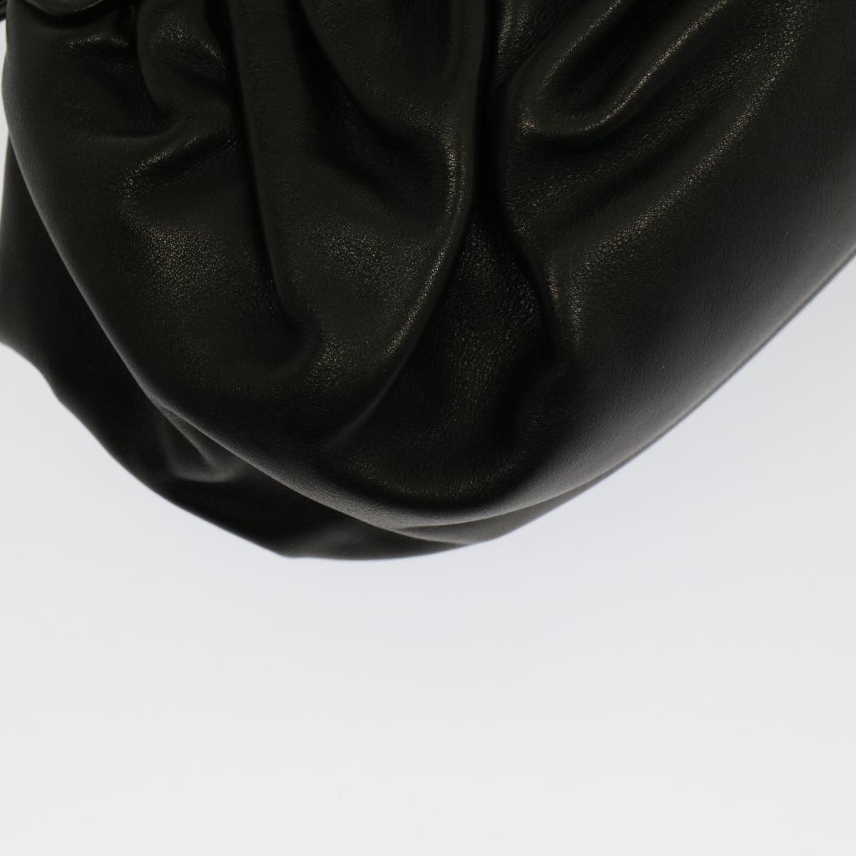 FENDI Shoulder Bag Leather Black ep1697