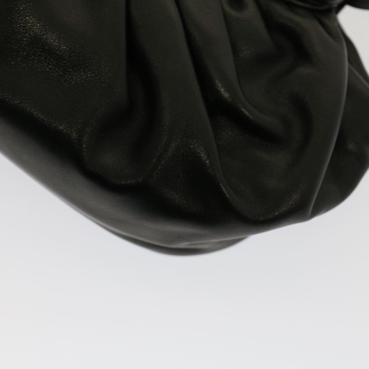 FENDI Shoulder Bag Leather Black ep1697