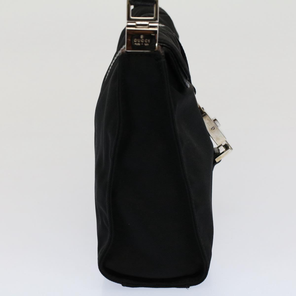 GUCCI Jackie Shoulder Bag Canvas Leather Black 001 3734 001998 ep1701