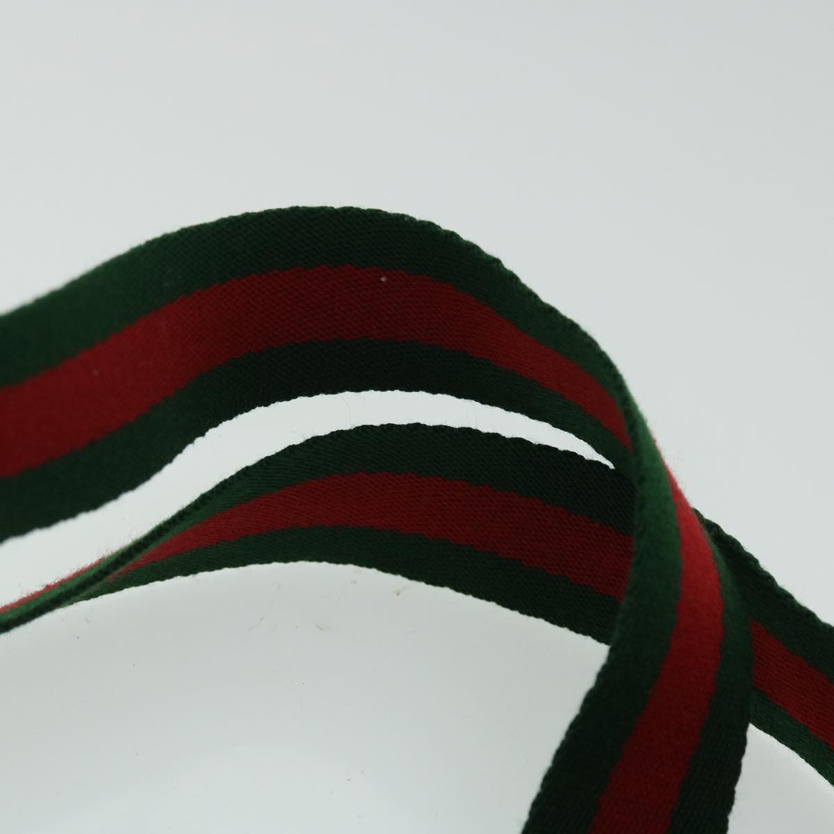 GUCCI GG Canvas Web Sherry Line Tote Bag Beige Red Green 39 02 003 ep1702