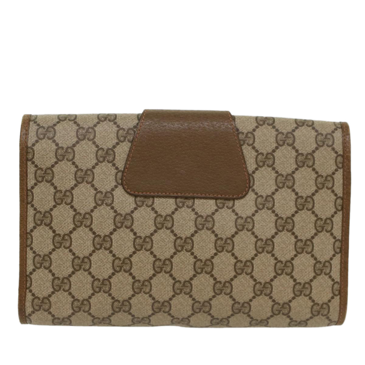 GUCCI GG Canvas Web Sherry Line Clutch Bag Beige Red Green 89 01 030 ep1704