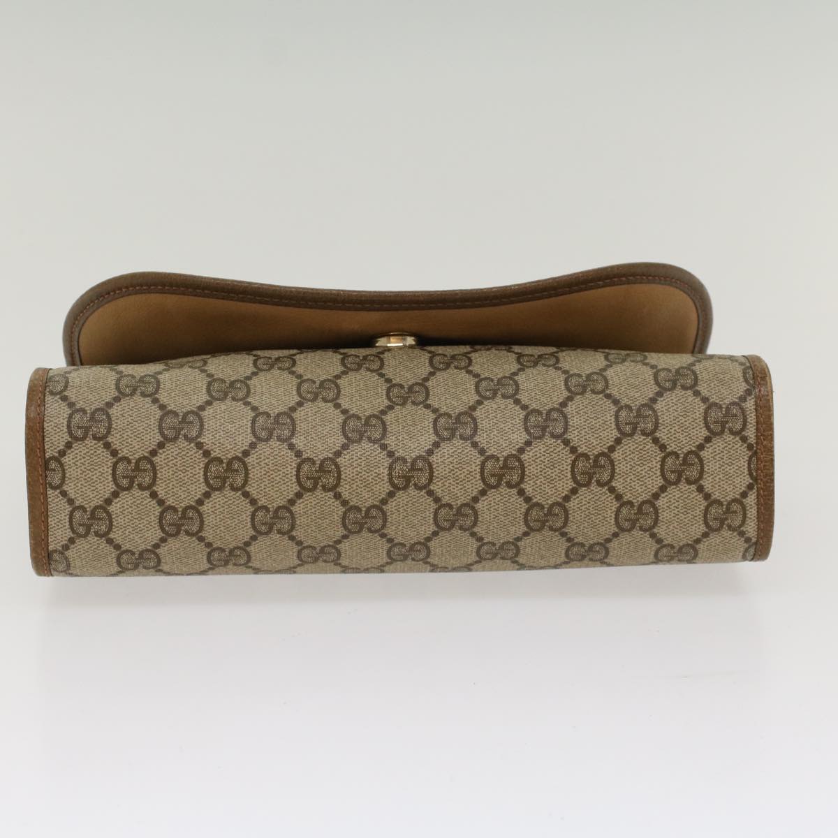 GUCCI GG Canvas Web Sherry Line Clutch Bag Beige Red Green 89 01 030 ep1704