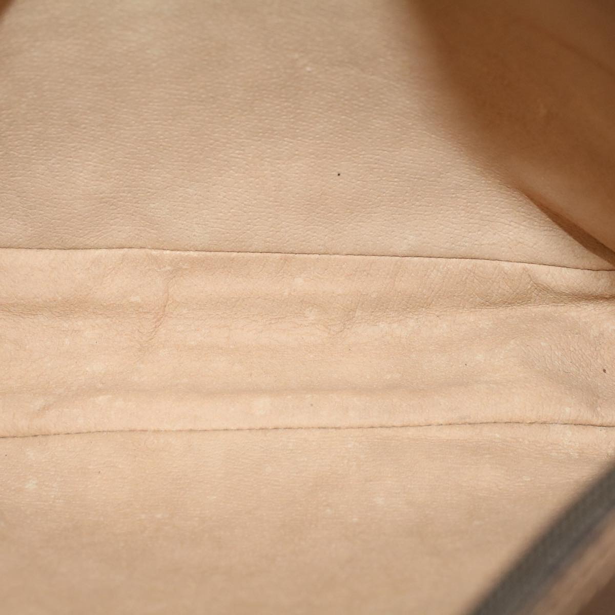 GUCCI GG Canvas Clutch Bag PVC Leather Beige ep1718