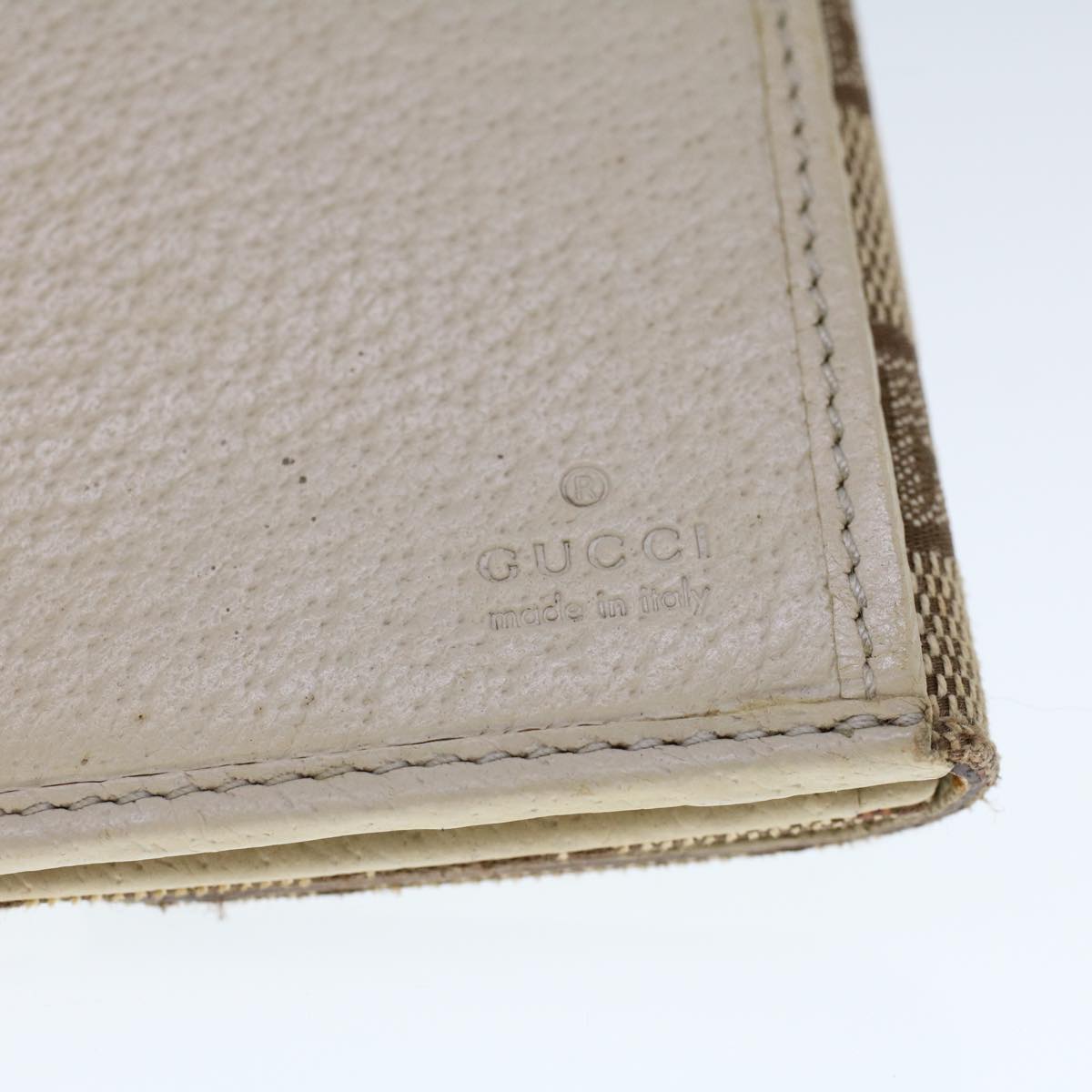 GUCCI GG Canvas Long Wallet Beige 120931 ep1722