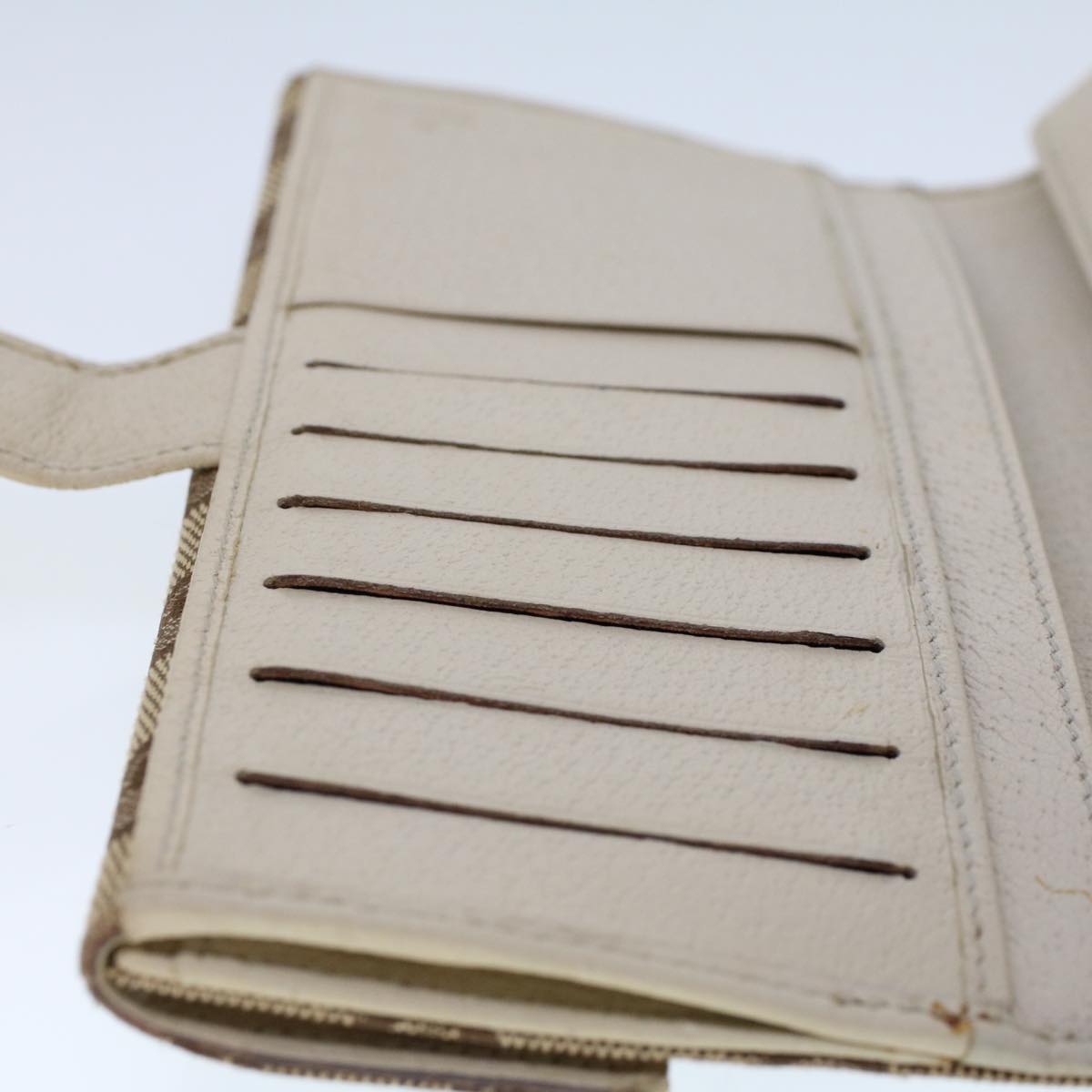 GUCCI GG Canvas Long Wallet Beige 120931 ep1722