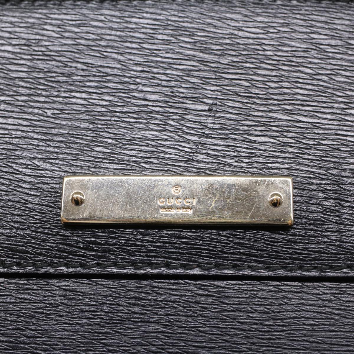 GUCCI Tote Bag Leather Black 002 1122 2684 ep1734