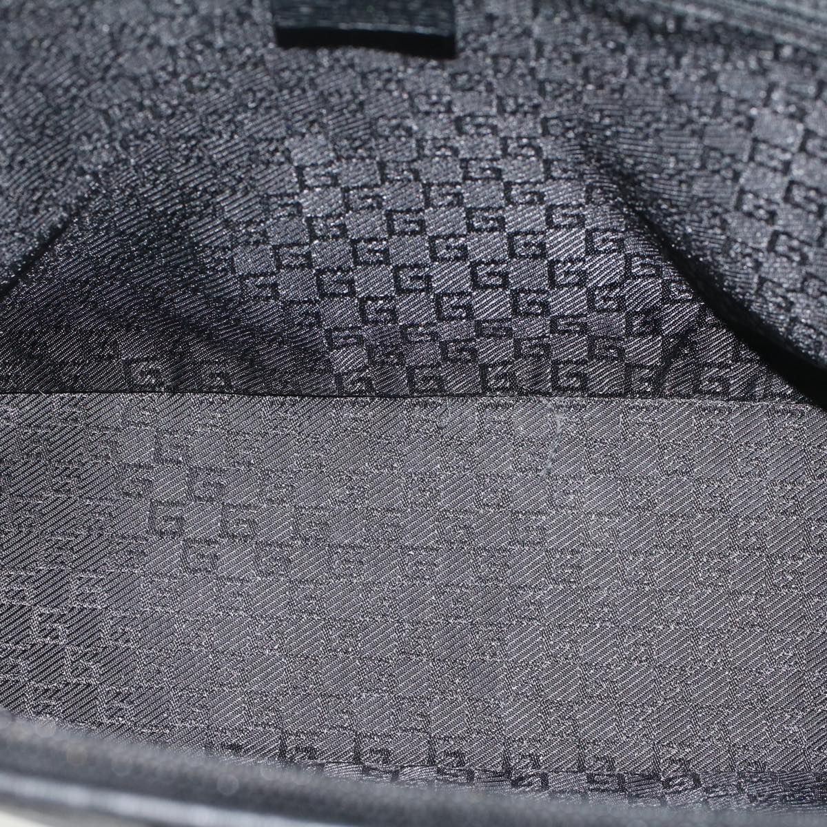 GUCCI Tote Bag Leather Black 002 1122 2684 ep1734