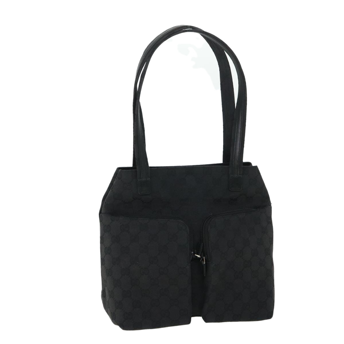 GUCCI GG Canvas Shoulder Bag Black 002 1076 3754 ep1741