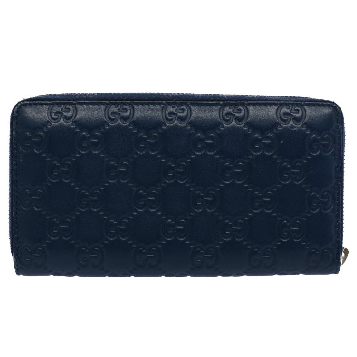 GUCCI GG Canvas Guccissima Long Wallet Yankees Navy 547791 ep1757
