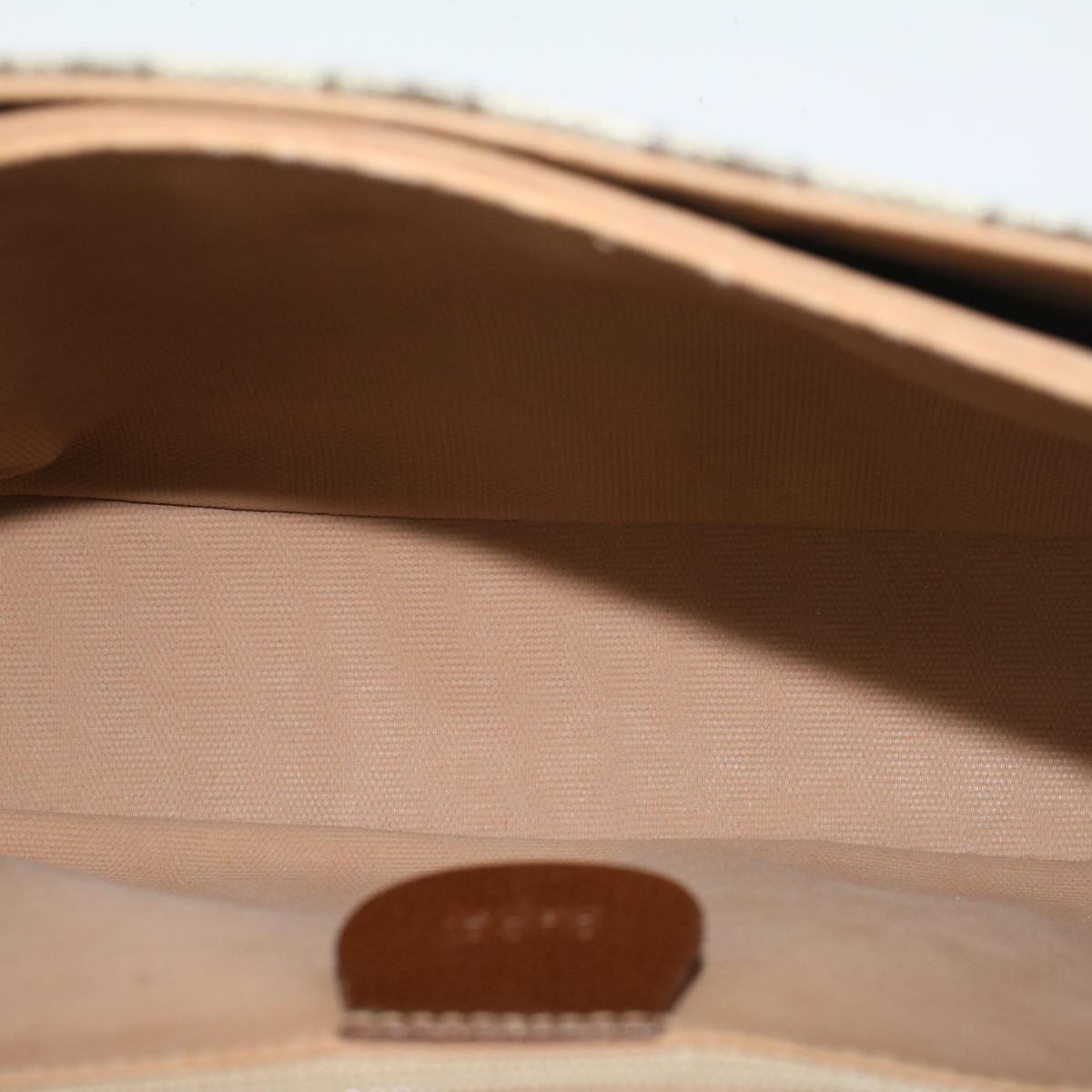 GUCCI GG Canvas Shoulder Bag PVC Leather Beige 001 113 6165 ep1762