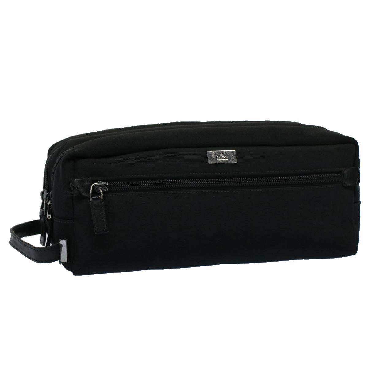 GUCCI Clutch Bag Canvas Black 02888 002058 ep1773