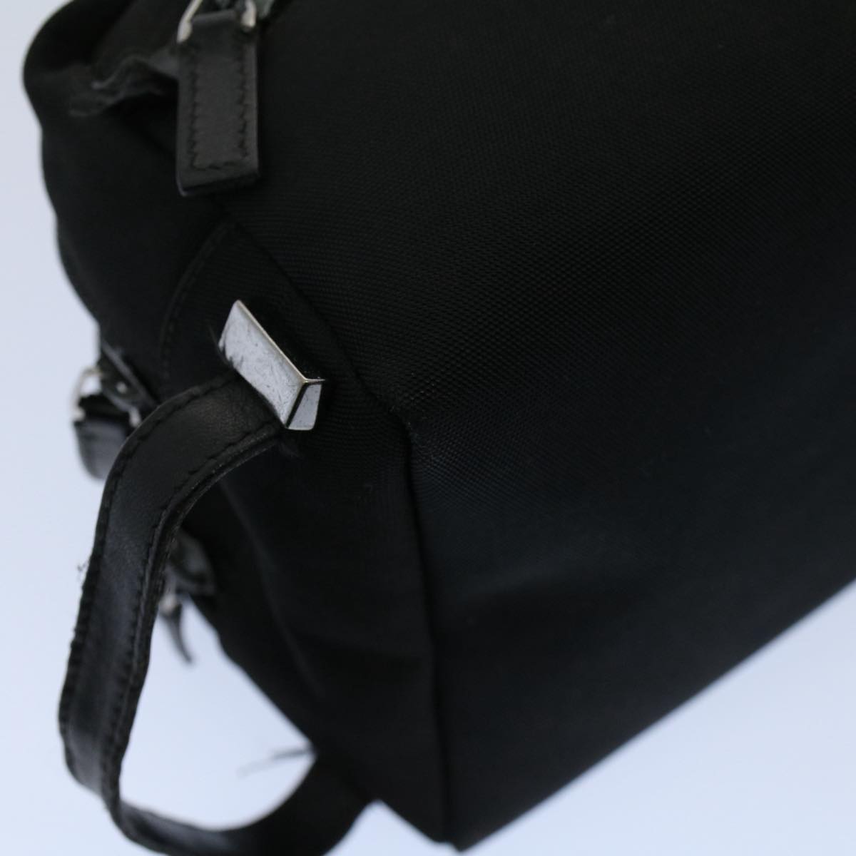GUCCI Clutch Bag Canvas Black 02888 002058 ep1773
