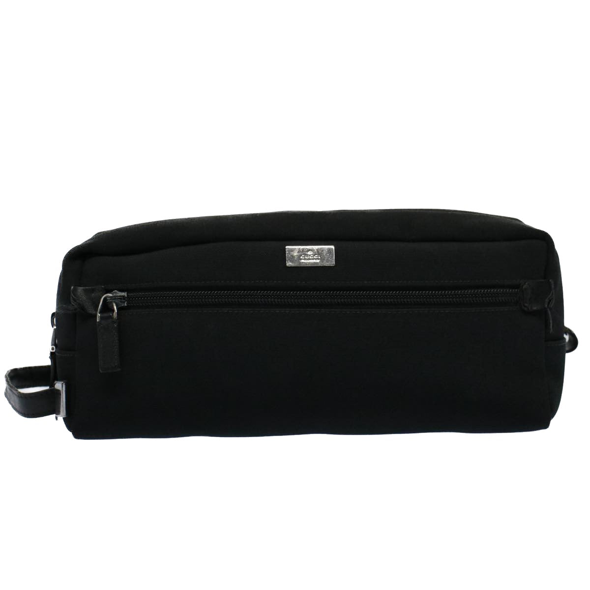 GUCCI Clutch Bag Canvas Black 02888 002058 ep1773