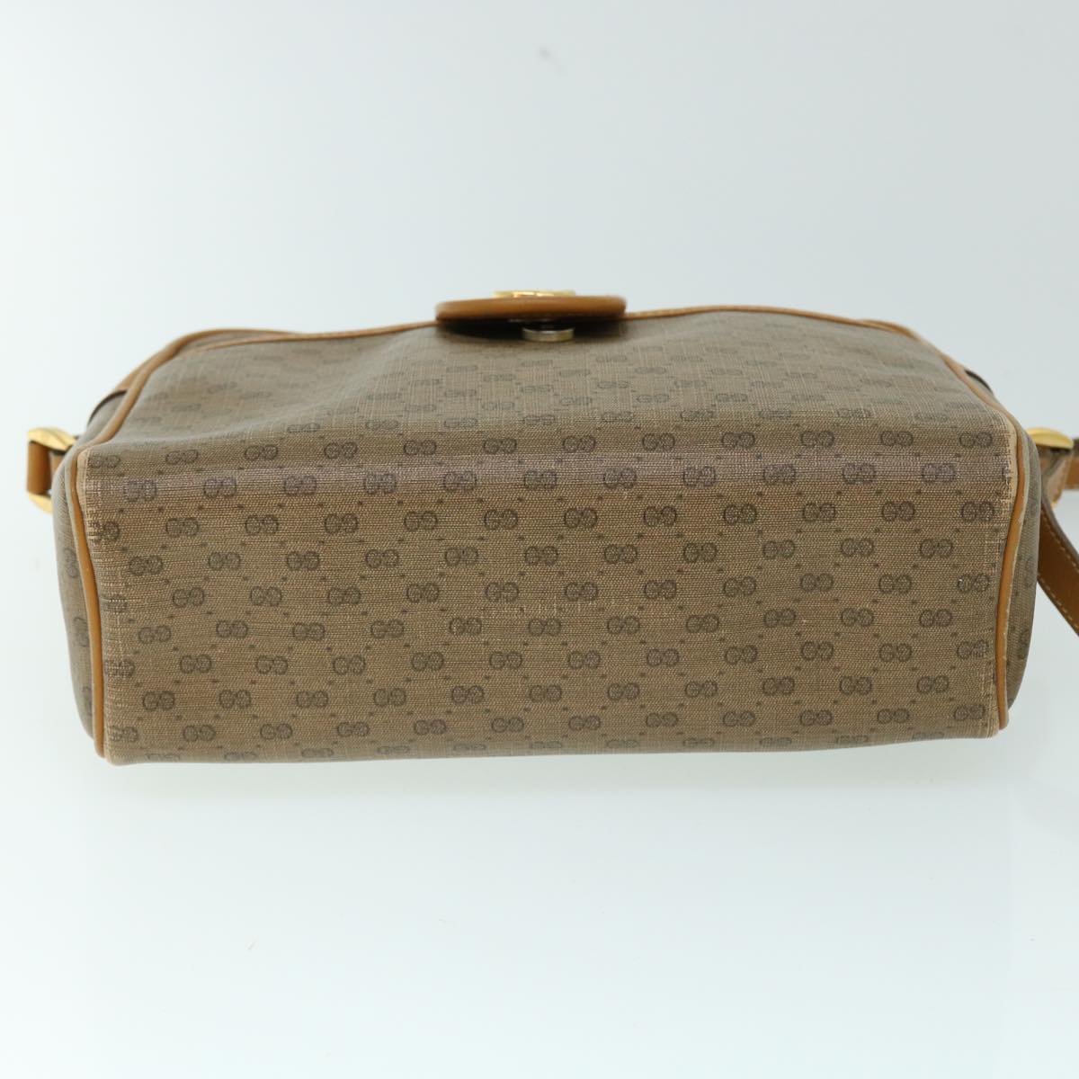 GUCCI Micro GG Canvas Web Sherry Line Shoulder Bag Beige 001 56 0944 ep1776
