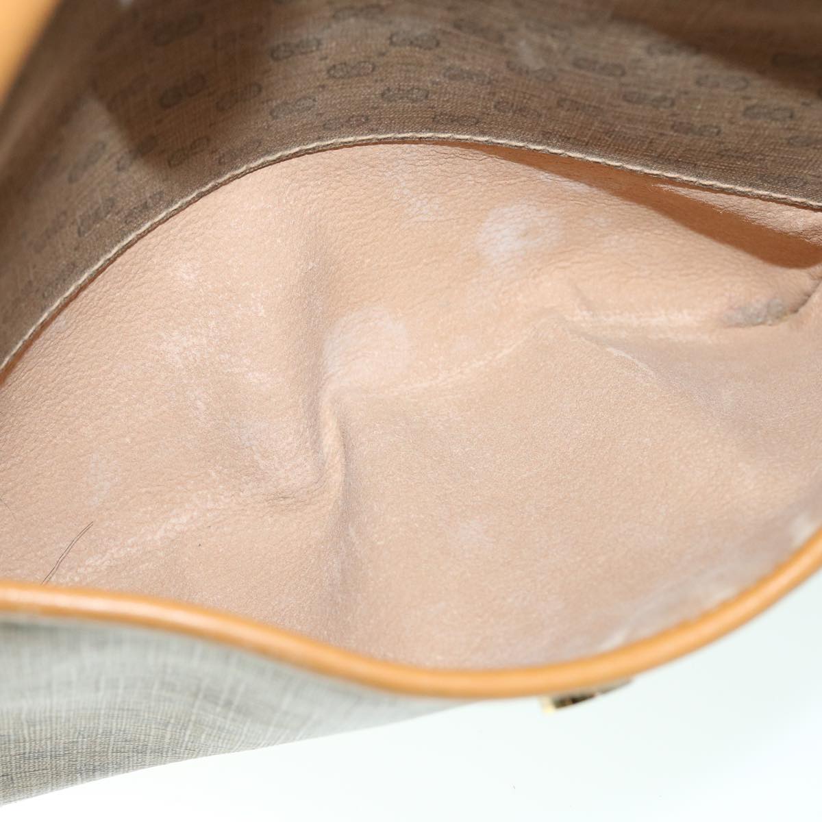 GUCCI Micro GG Canvas Web Sherry Line Shoulder Bag Beige 001 56 0944 ep1776