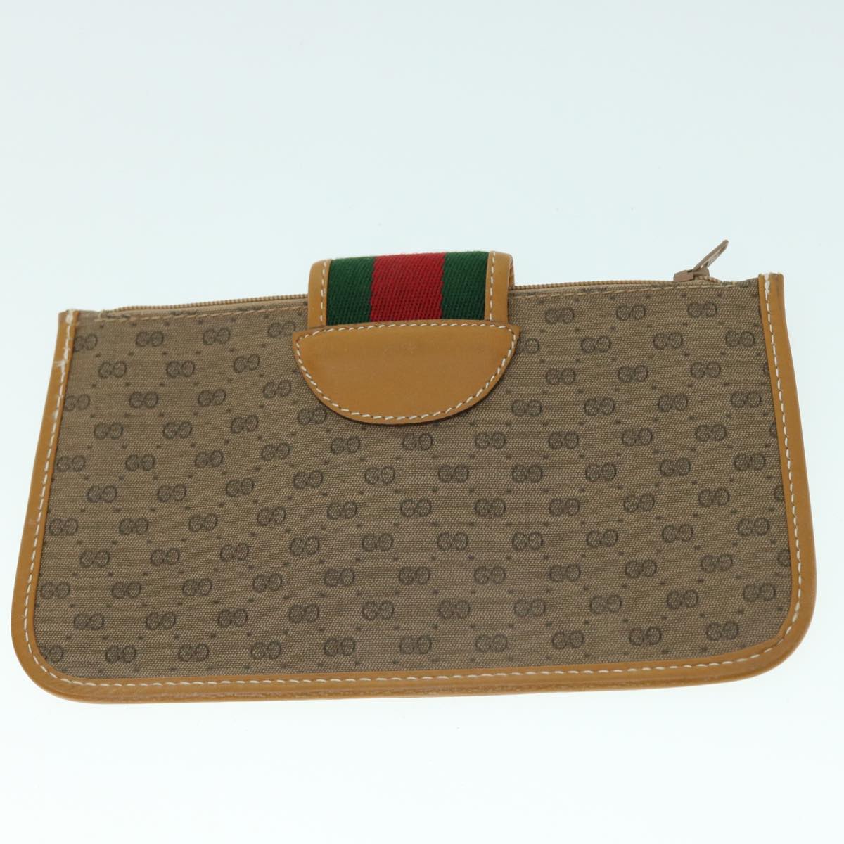 GUCCI Micro GG Canvas Web Sherry Line Shoulder Bag Beige 001 56 0944 ep1776