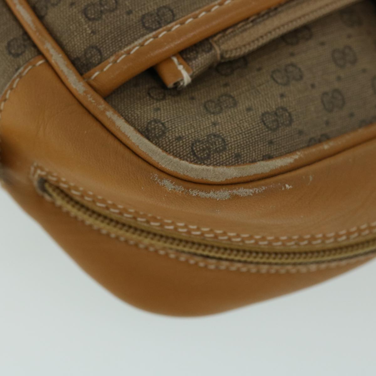 GUCCI Micro GG Canvas Web Sherry Line Shoulder Bag Beige 001 56 0944 ep1776