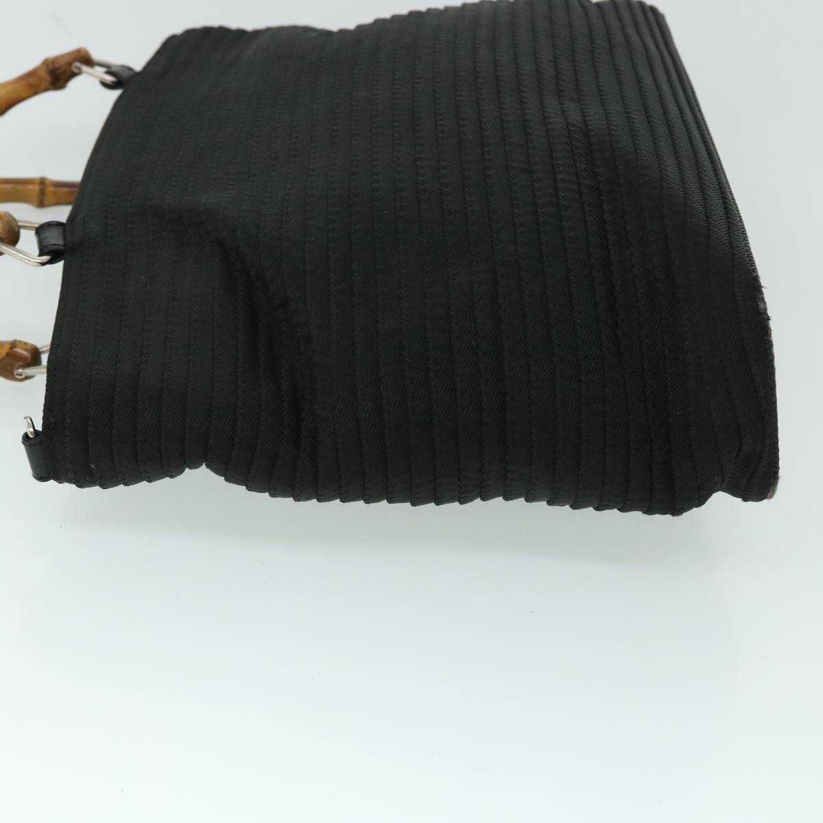 GUCCI Bamboo Hand Bag Canvas Black 002 2058 0439 5 ep1794
