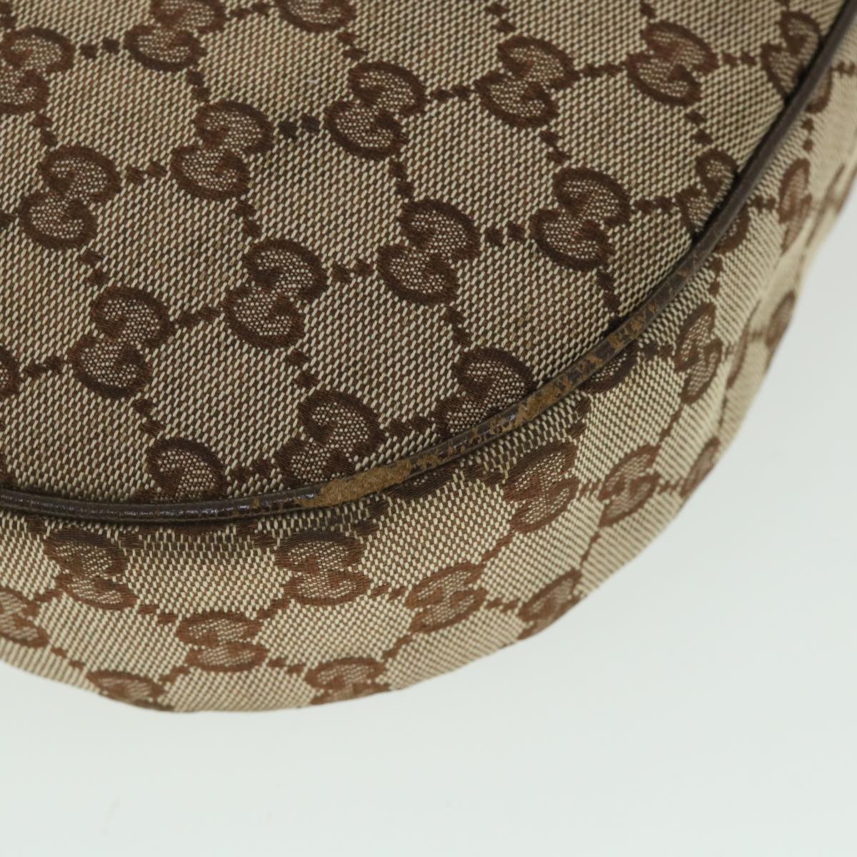 GUCCI GG Canvas Web Sherry Line Shoulder Bag Beige Red Green 122790 ep1805