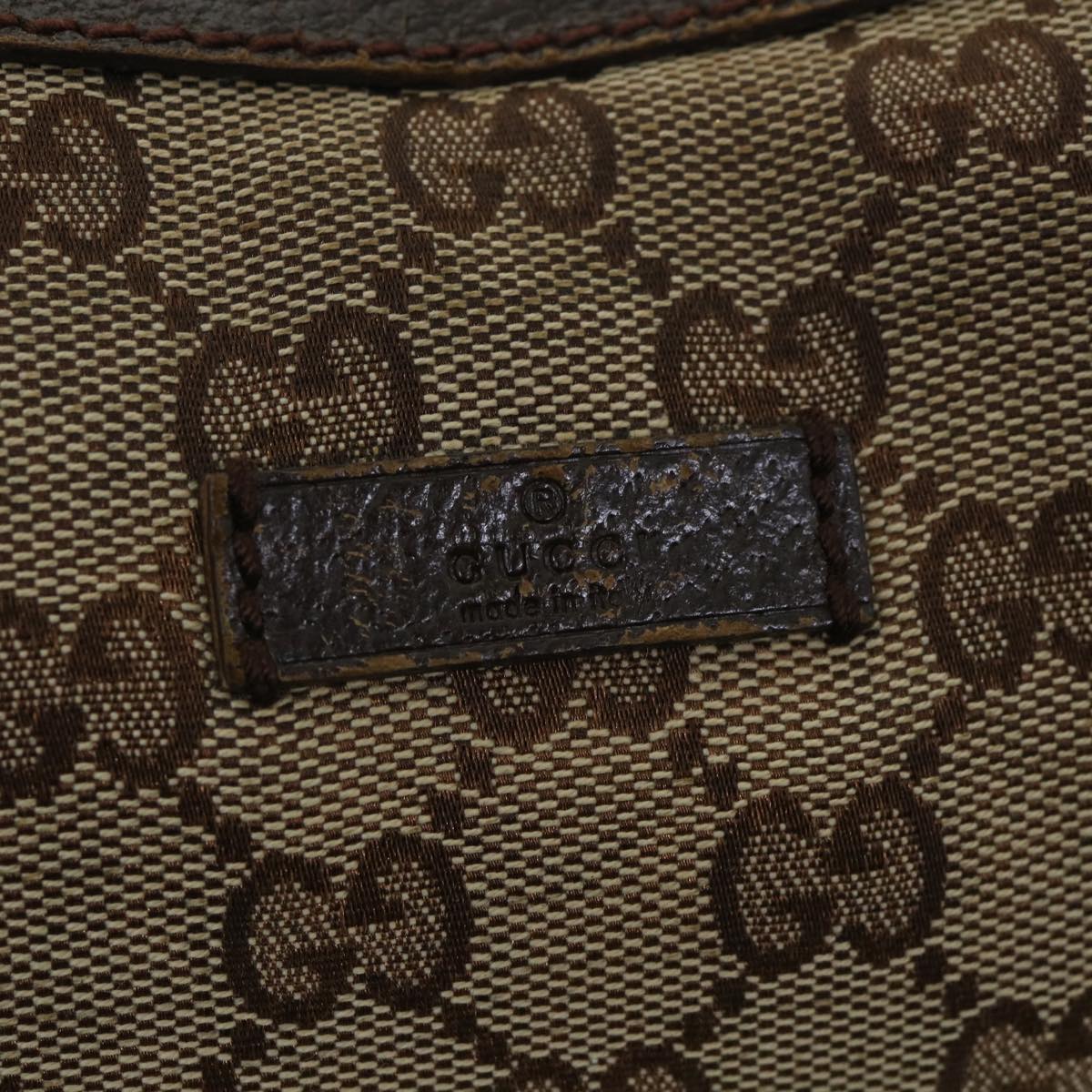 GUCCI GG Canvas Web Sherry Line Shoulder Bag Beige Red Green 122790 ep1805