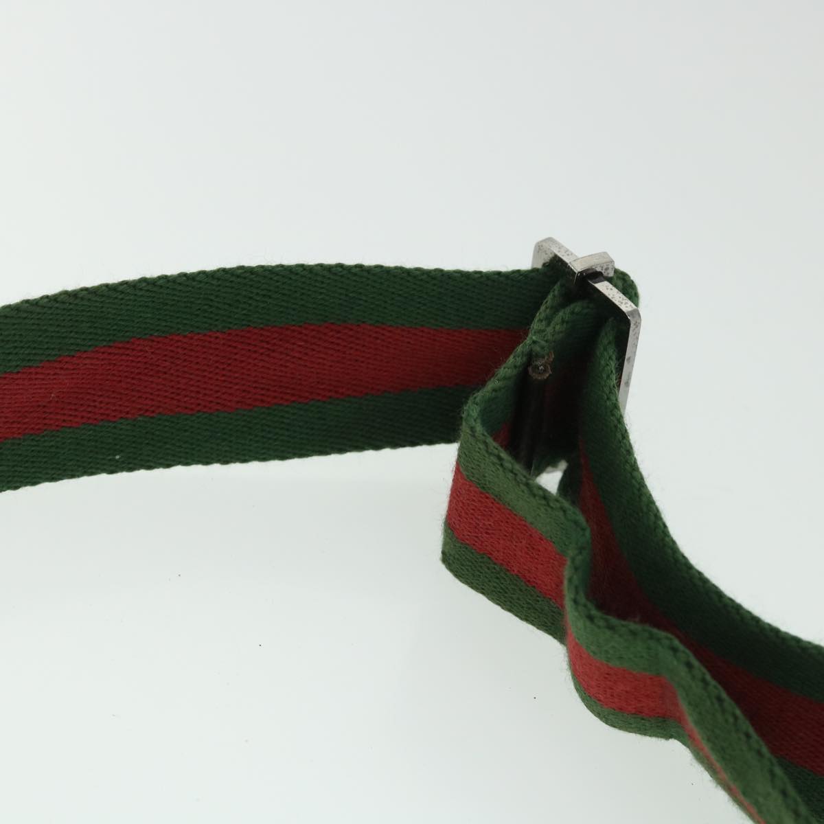 GUCCI GG Canvas Web Sherry Line Shoulder Bag Beige Red Green 122790 ep1805