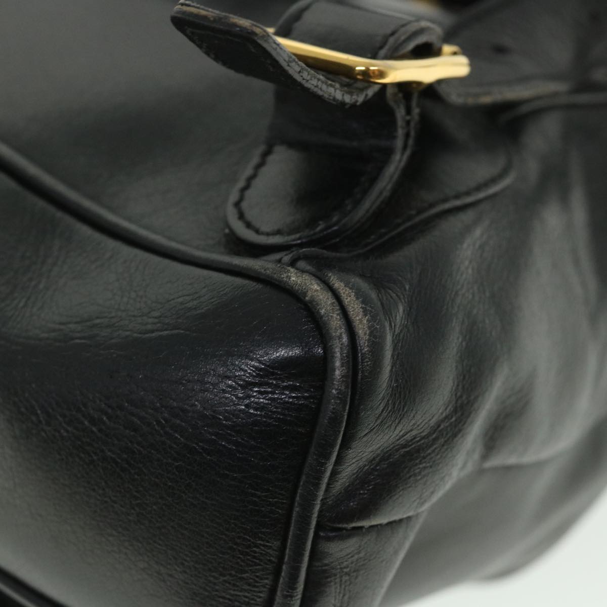 GUCCI Bamboo Backpack Leather Black 003 2058 0030 ep1813