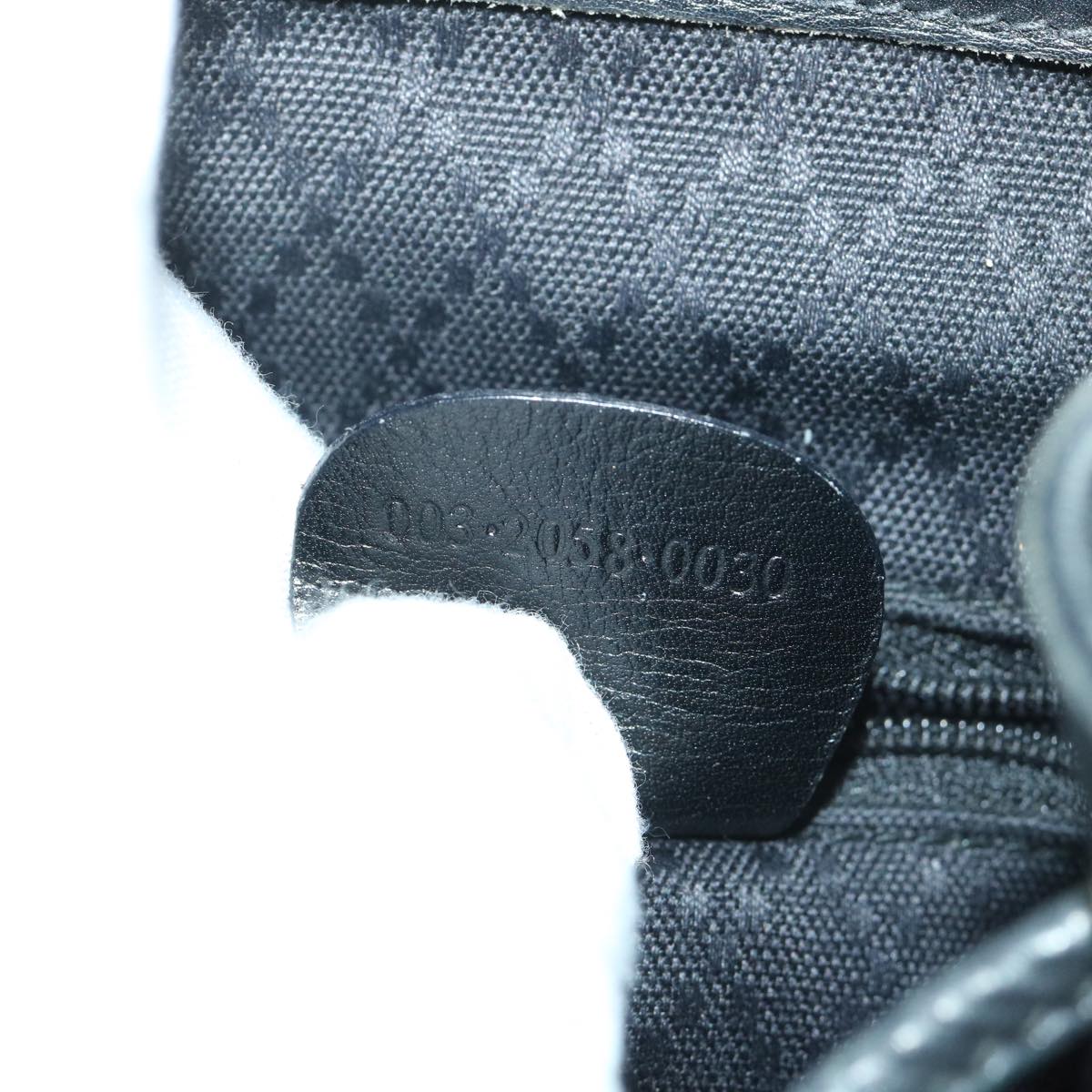 GUCCI Bamboo Backpack Leather Black 003 2058 0030 ep1813