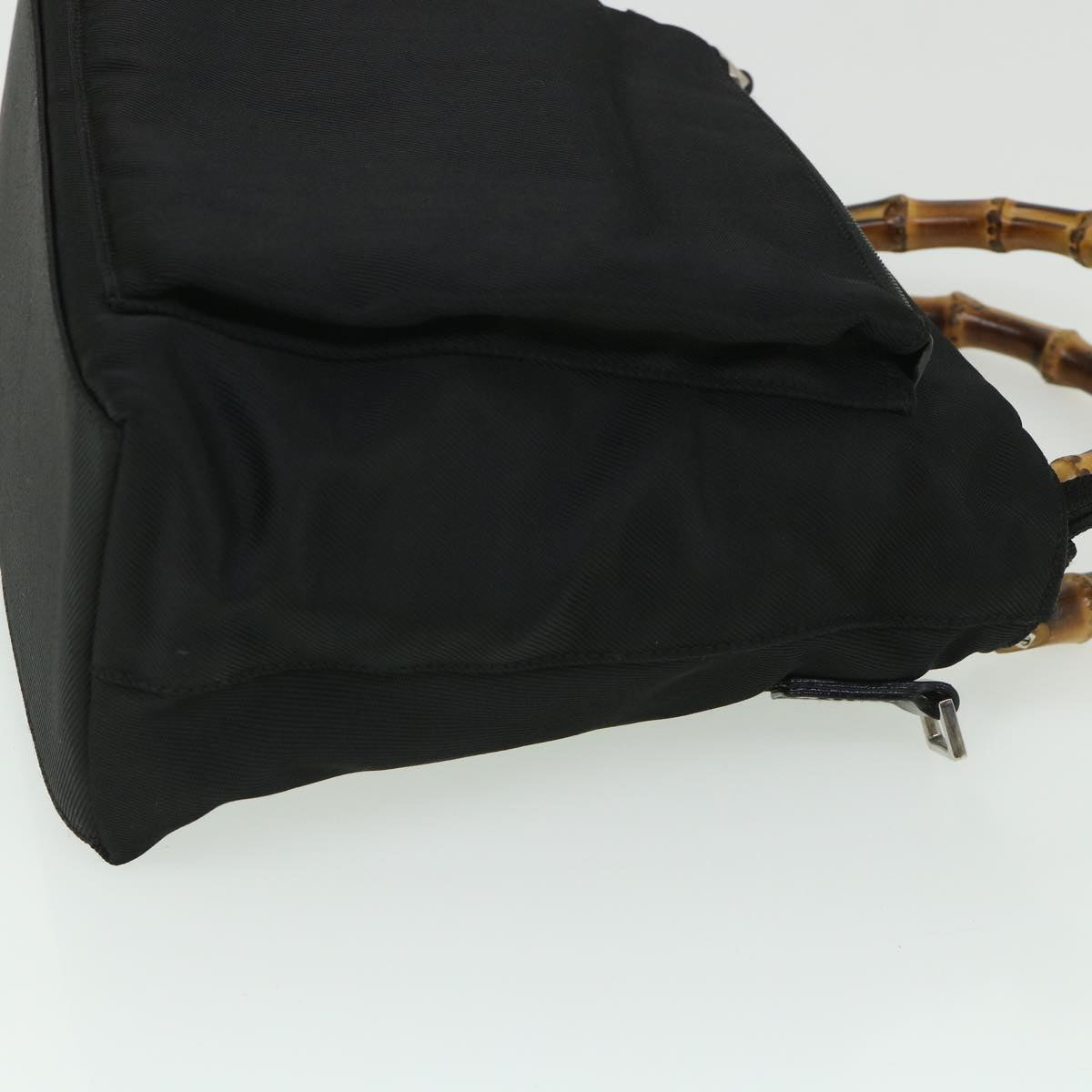 GUCCI Bamboo Hand Bag Nylon 2way Black 002 2058 0508 5 ep1817