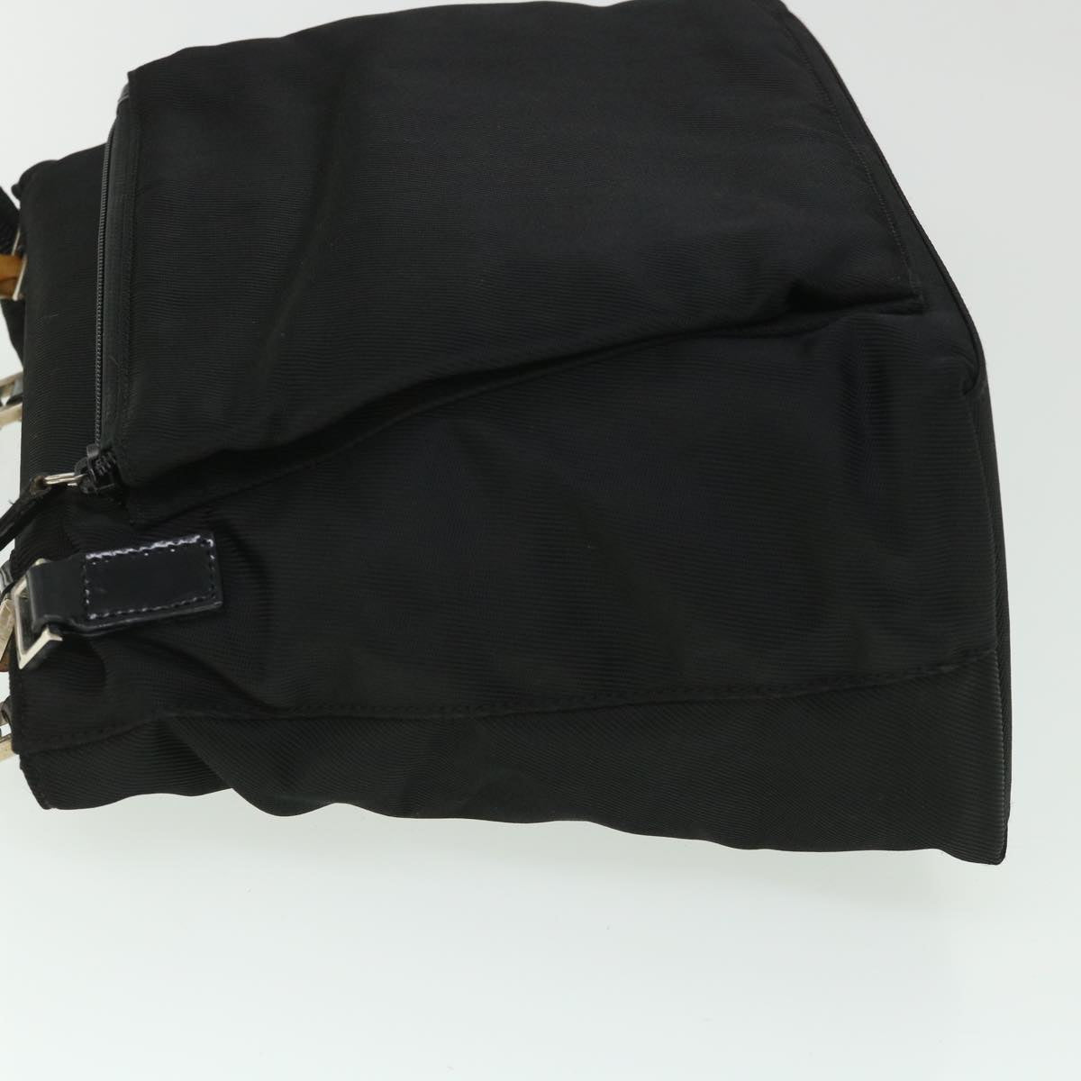 GUCCI Bamboo Hand Bag Nylon 2way Black 002 2058 0508 5 ep1817
