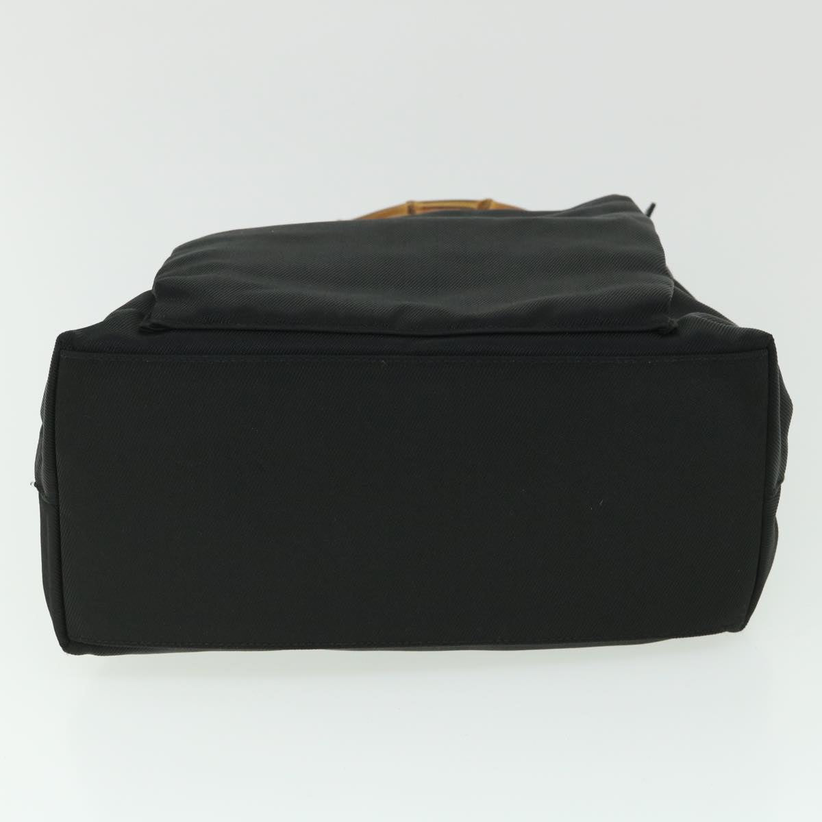 GUCCI Bamboo Hand Bag Nylon 2way Black 002 2058 0508 5 ep1817