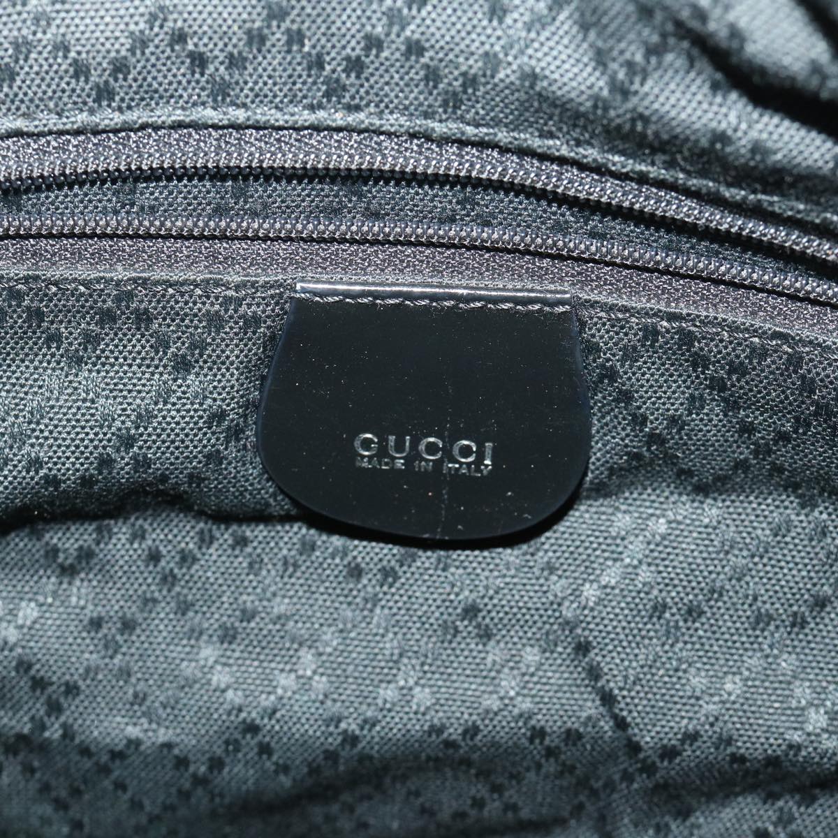 GUCCI Bamboo Shoulder Bag Nylon Black 000 1956 0531 ep1818