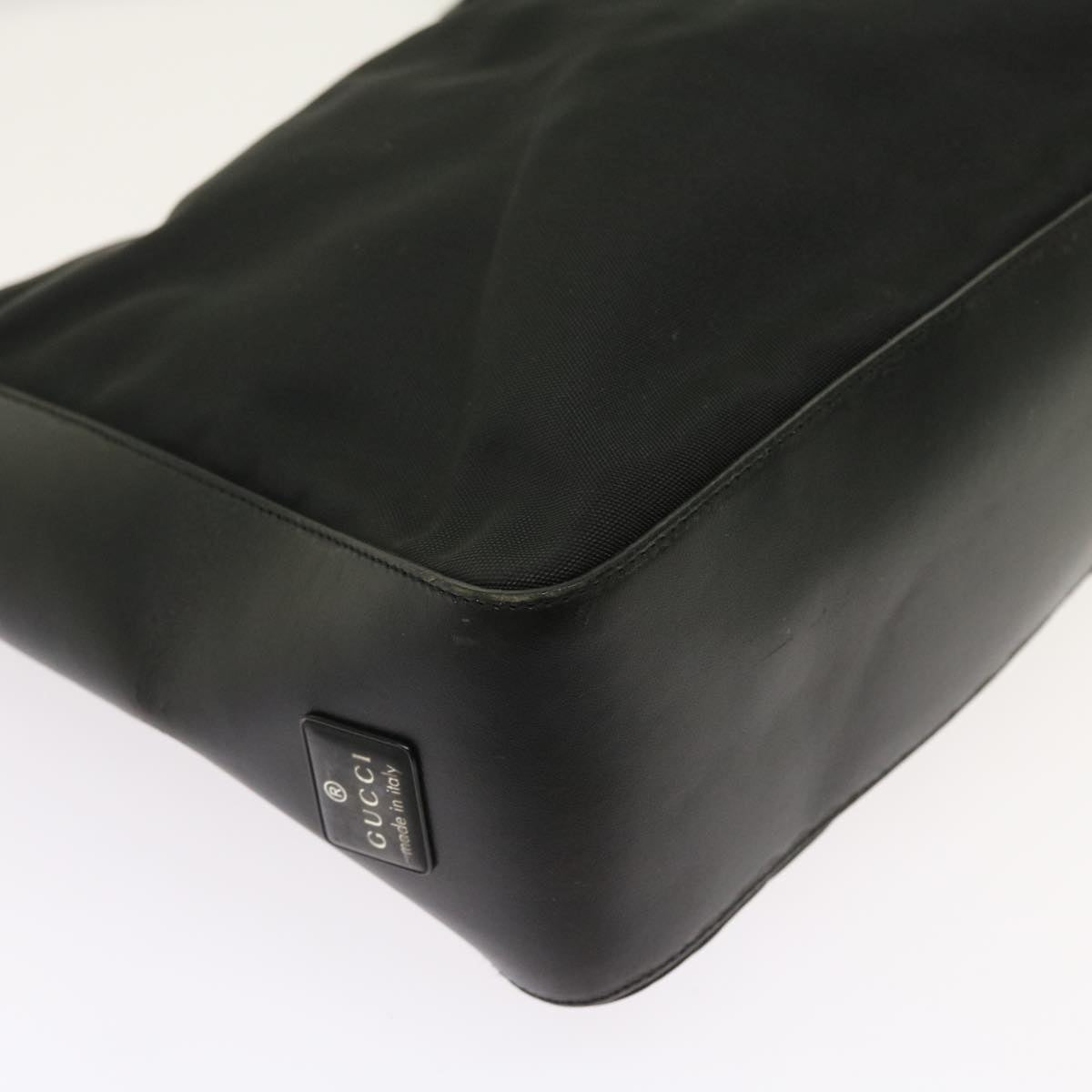 GUCCI Shoulder Bag Nylon Canvas Black 001 3766 ep1819