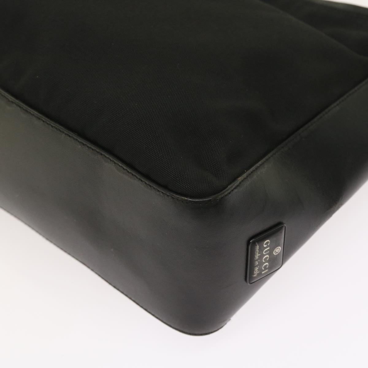GUCCI Shoulder Bag Nylon Canvas Black 001 3766 ep1819