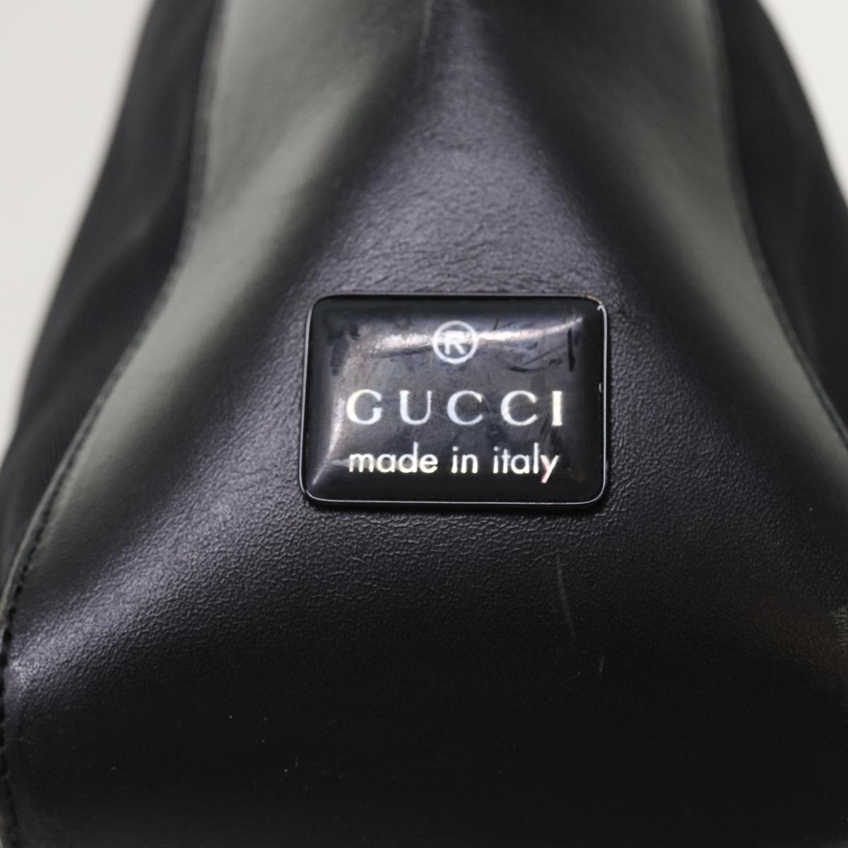 GUCCI Shoulder Bag Nylon Canvas Black 001 3766 ep1819
