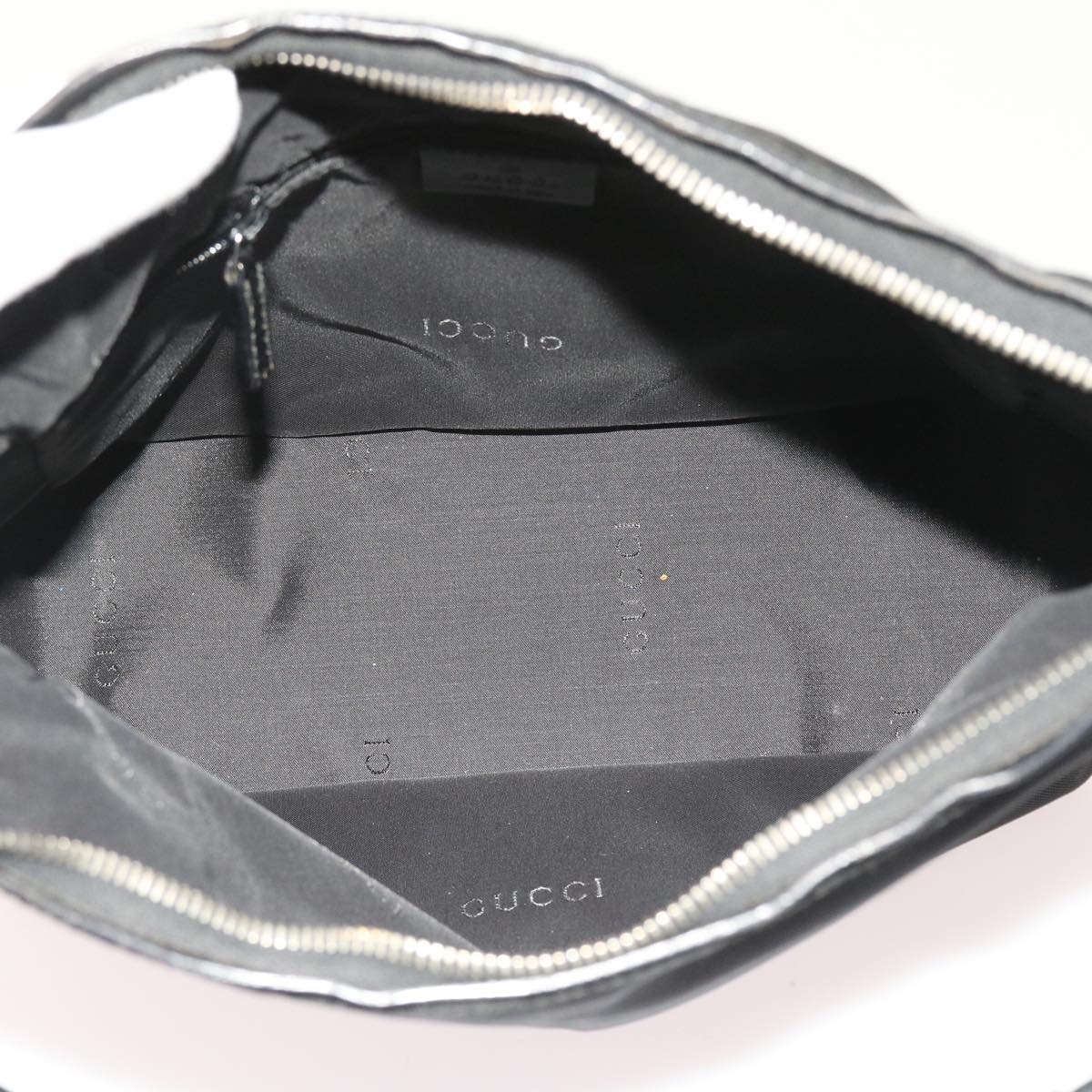 GUCCI Shoulder Bag Nylon Canvas Black 001 3766 ep1819