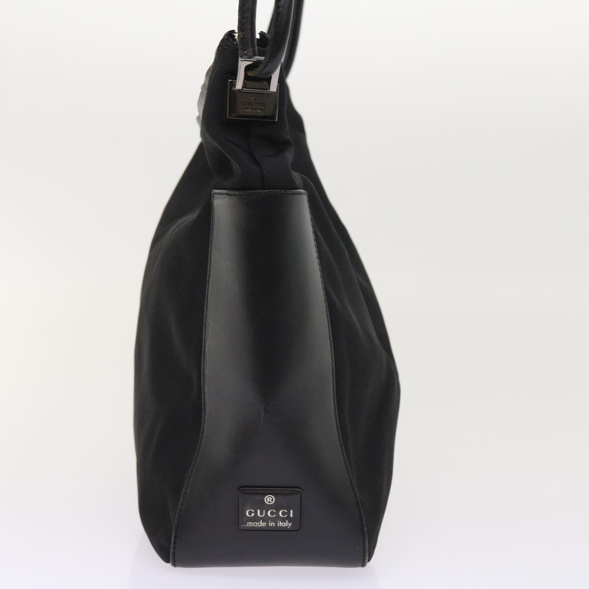 GUCCI Shoulder Bag Nylon Canvas Black 001 3766 ep1819