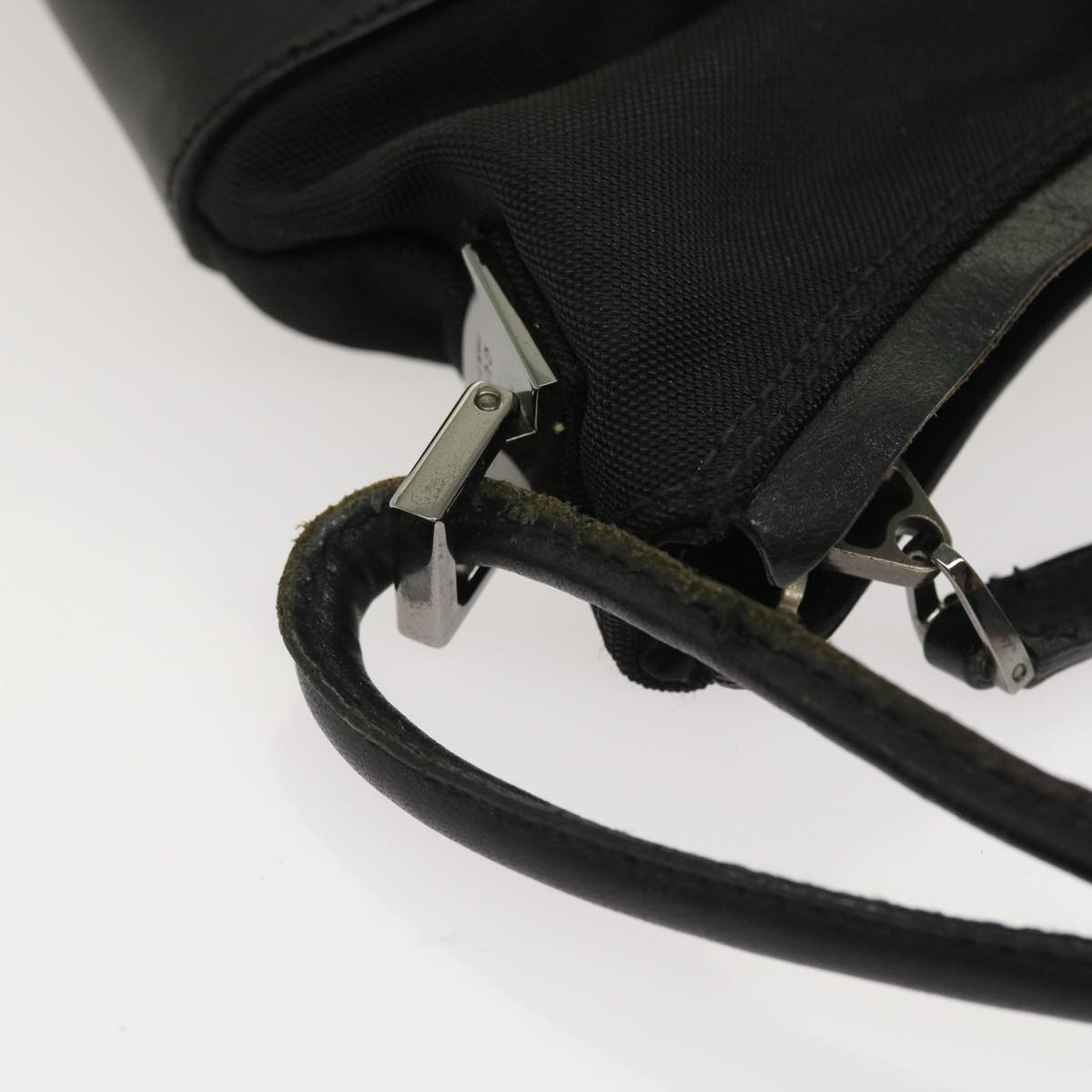 GUCCI Shoulder Bag Nylon Canvas Black 001 3766 ep1819