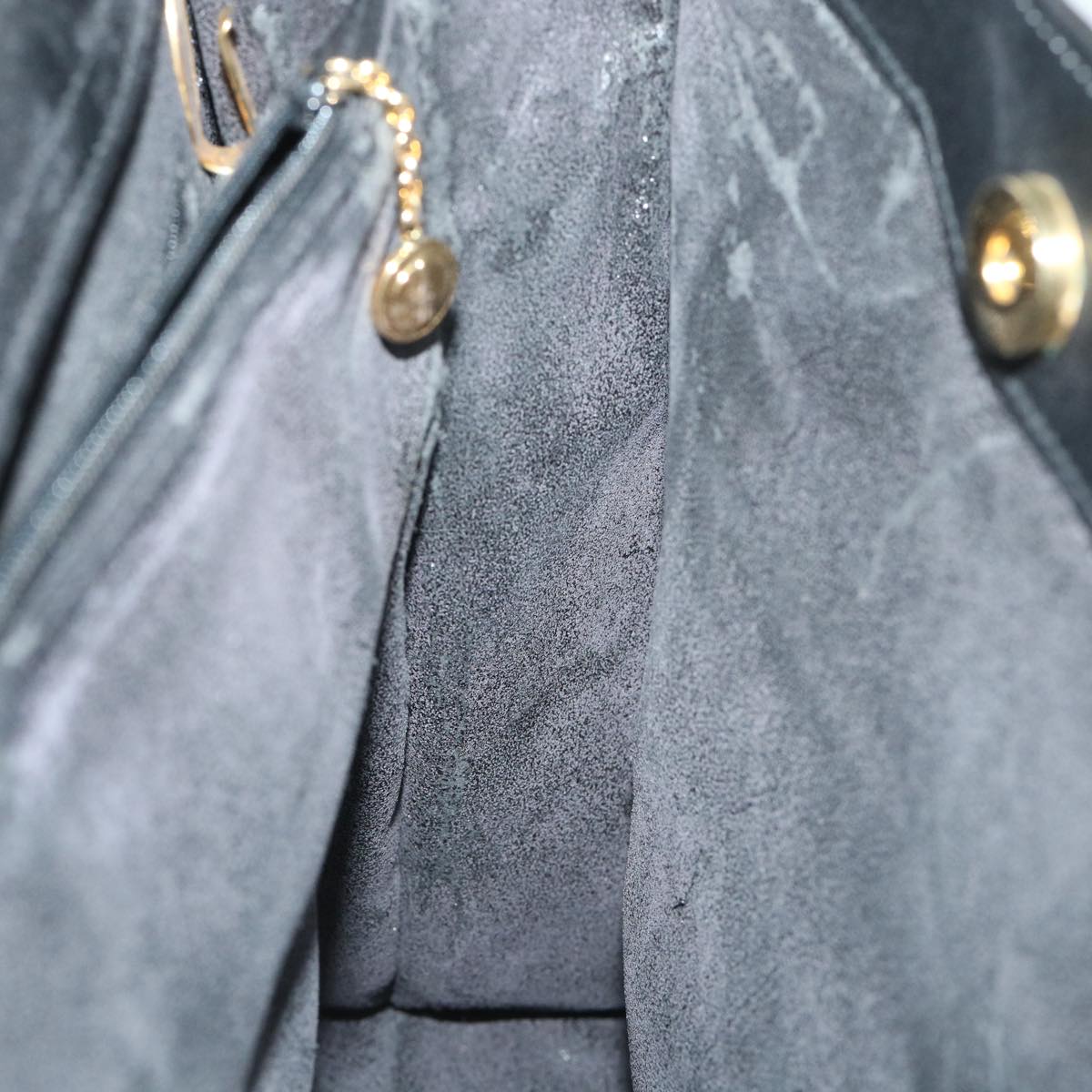 GUCCI Bamboo Hand Bag Leather 2way Black 002 2855 0322 0 ep1823